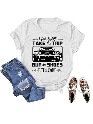 Camiseta informal Take The Trip