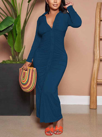 Ruched Maxi Dress