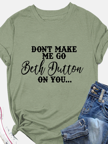 Camiseta de Beth Dutton On You