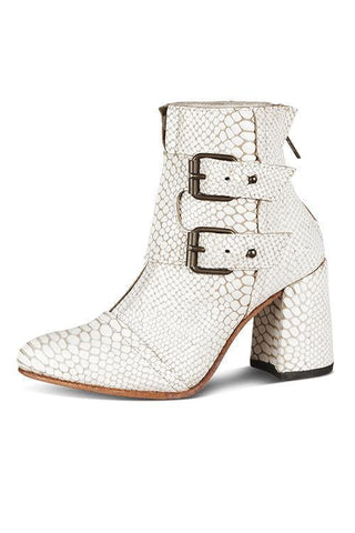 Buckle High Heel Ankle Boots