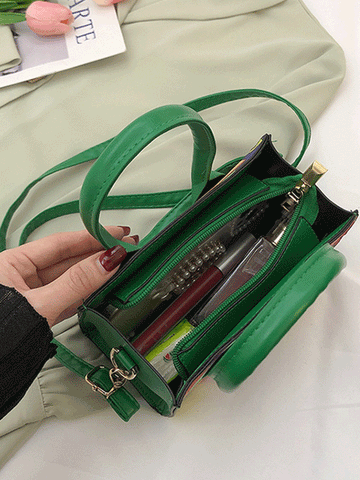 Colorblock Square Bag