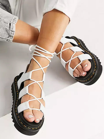 Criss Cross Flats Sandals