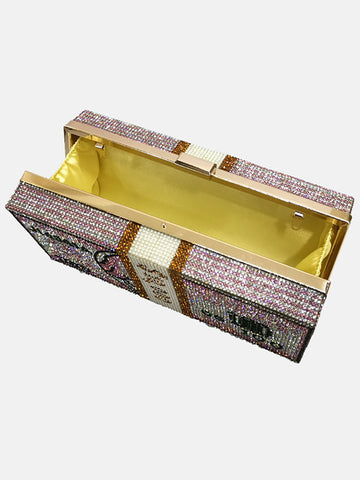 Strass-Box-Tasche