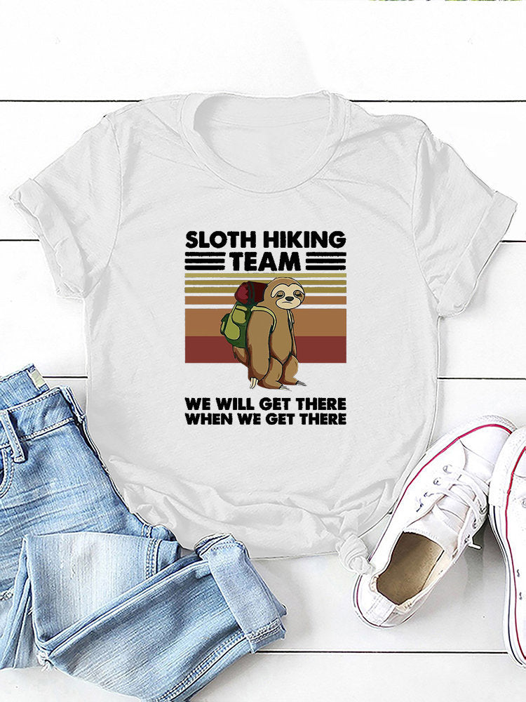 Sloth Hiking Team Tee