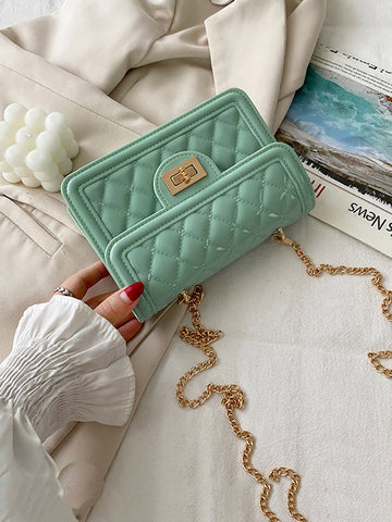 Jelly Quilted Crossbody Bag