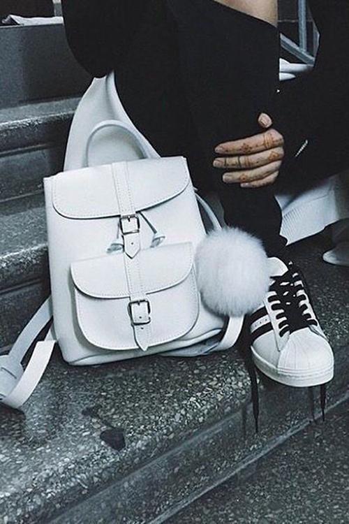 Pu Rucksack Cute Rucksack PU Backpack – Omcne