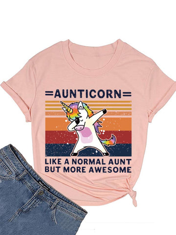 Aunticorn Casual Tee