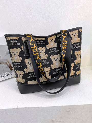 Bolso de mano Bear de gran capacidad