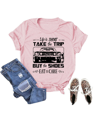 Camiseta informal Take The Trip