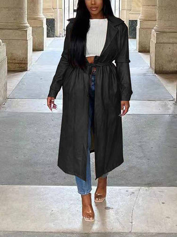 Lapel Belt Coat