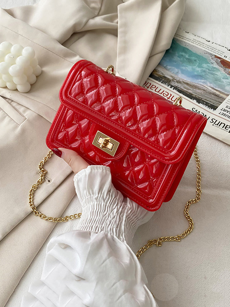 Jelly Quilted Crossbody Bag