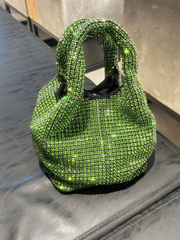 Rhinestone Bucket Bag