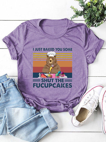 Camiseta informal Fucupcakes