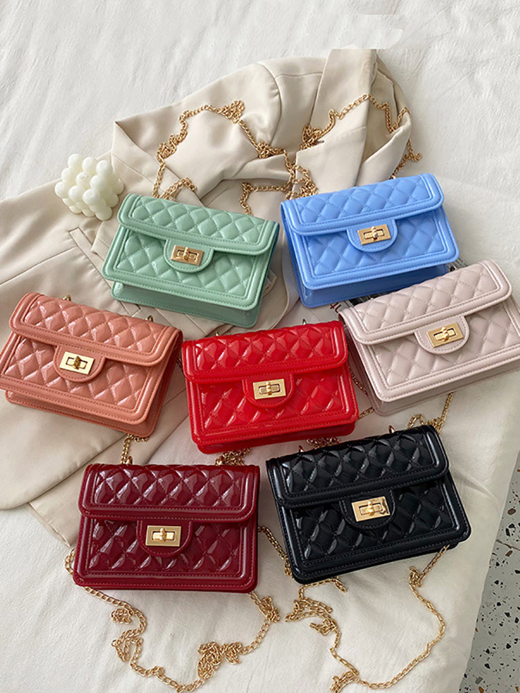 Jelly Quilted Crossbody Bag