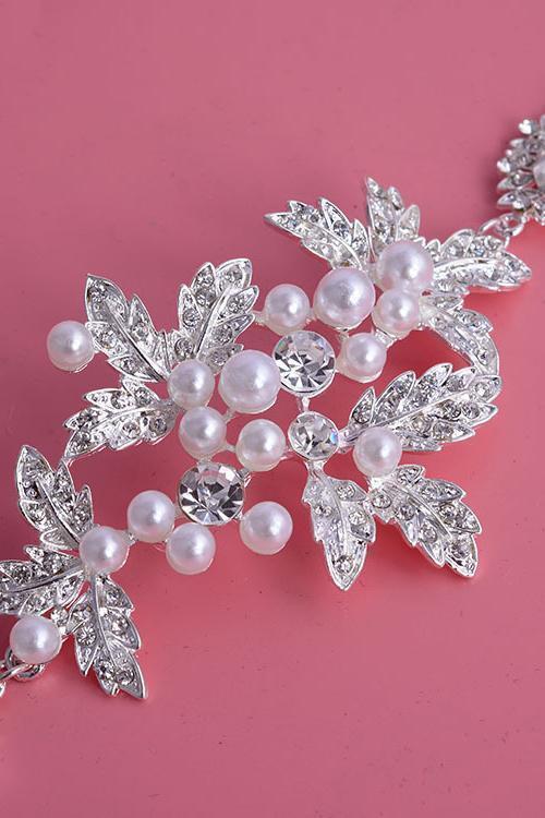 Flower Pearl Hair Headband