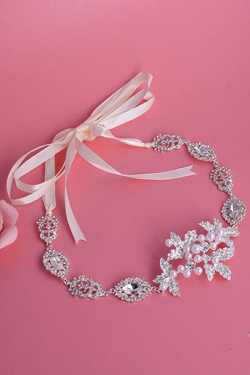 Flower Pearl Hair Headband