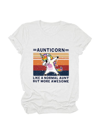 Aunticorn Casual Tee