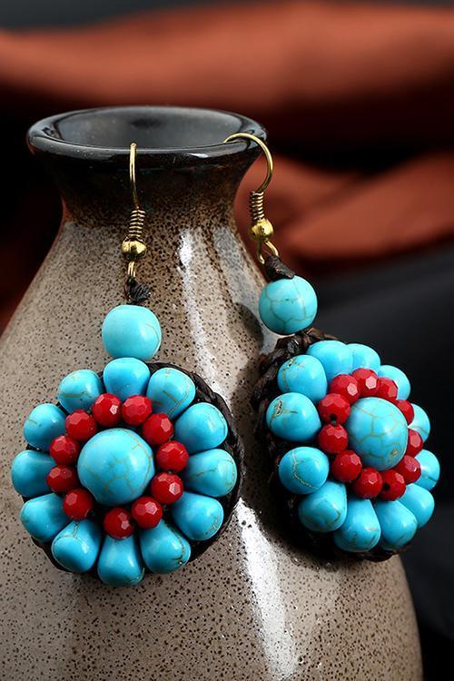 Beads Flower Earring