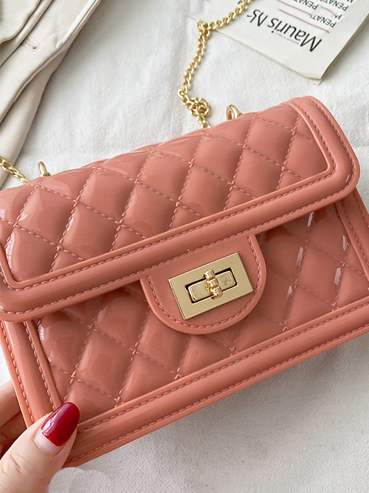 Jelly Quilted Crossbody Bag