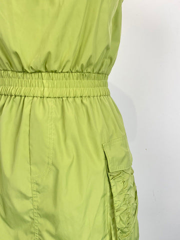 Elastic Waist Skort Jumpsuit