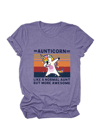 Aunticorn Casual Tee