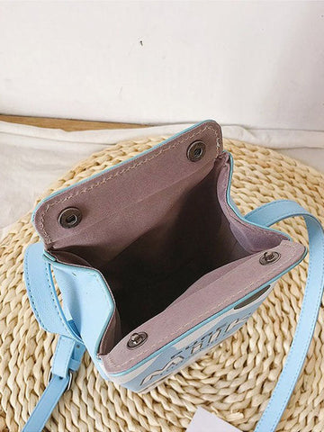 Cute Carton Crossbody Bag