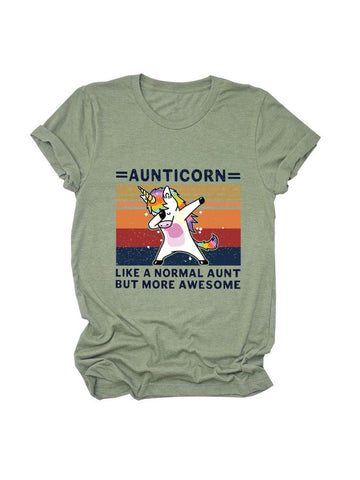 Aunticorn Casual Tee