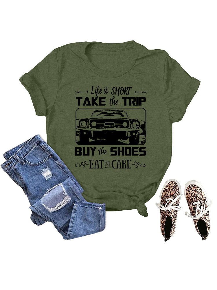 Camiseta informal Take The Trip