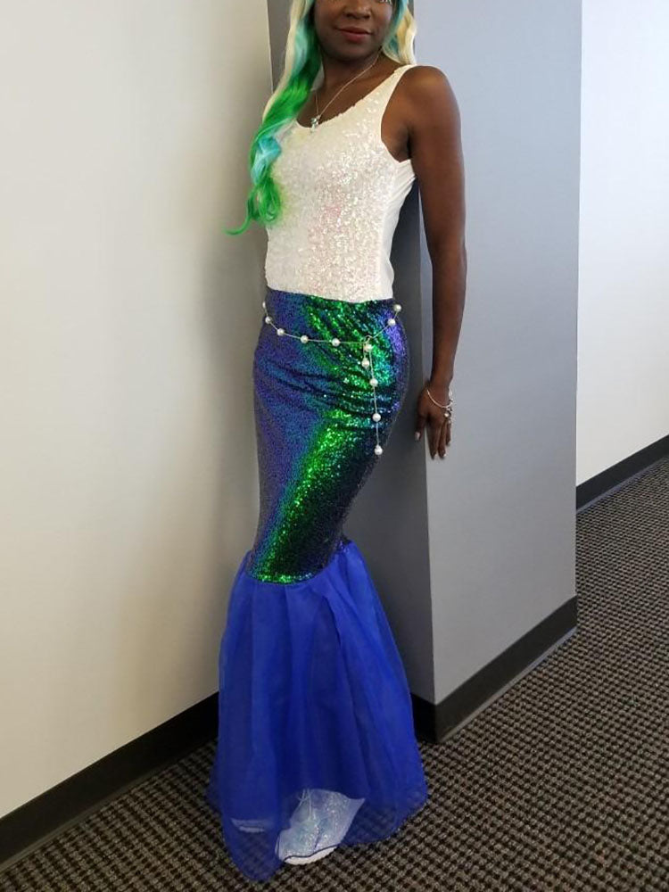 Sequins Mermaid Skirt