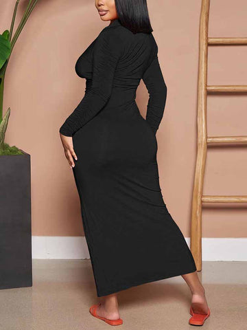 Ruched Maxi Dress