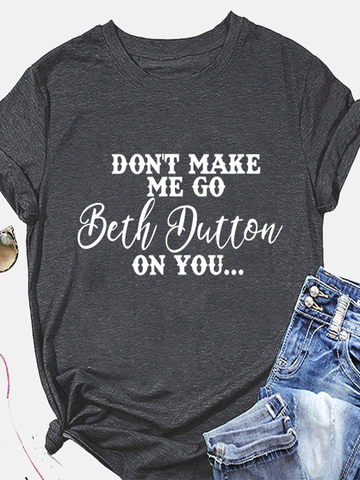 Camiseta de Beth Dutton On You