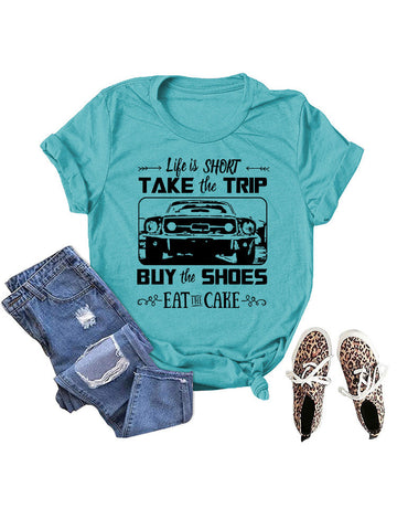 Camiseta informal Take The Trip