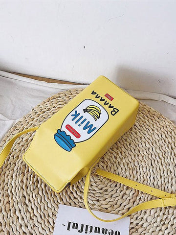 Cute Carton Crossbody Bag