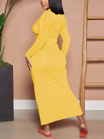 Ruched Maxi Dress