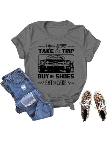 Camiseta informal Take The Trip