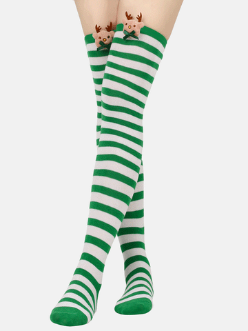 Weihnachts-Elch-Deko-Socken