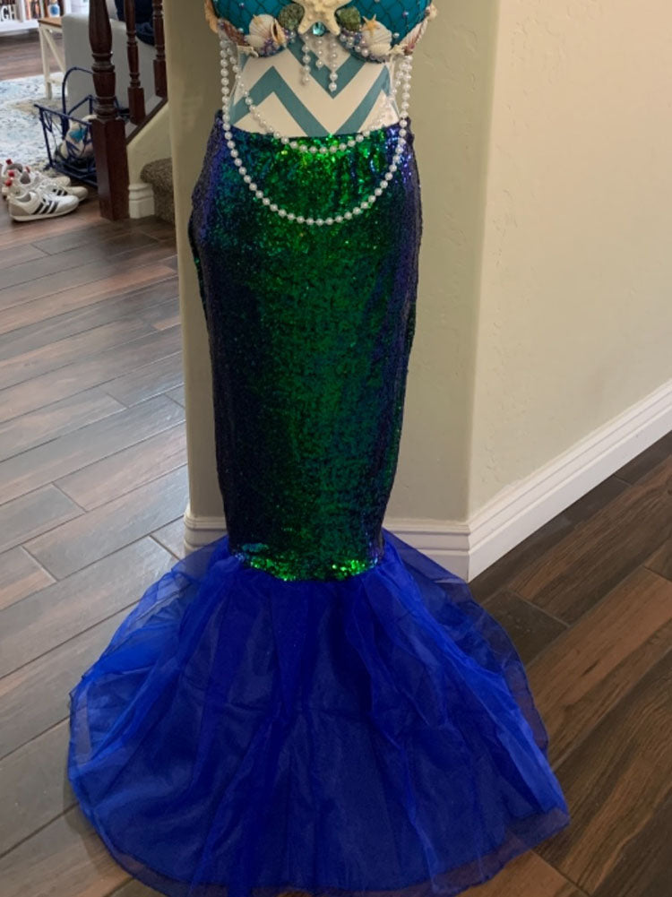 Sequins Mermaid Skirt