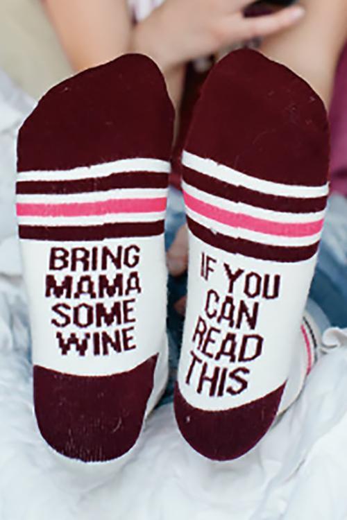 Bring Mama Some Wine Sock