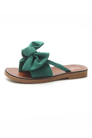 Casual Bow Thong Flat Sandals