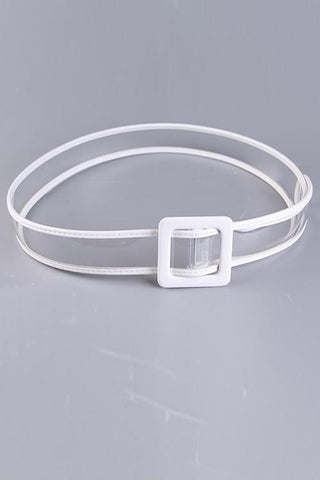 Clear Square Belt