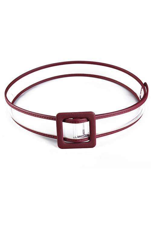 Clear Square Belt