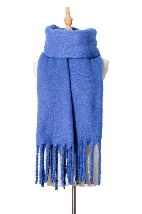 Solid Tassels Scarf