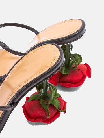 Rose Heels Strap Sandals