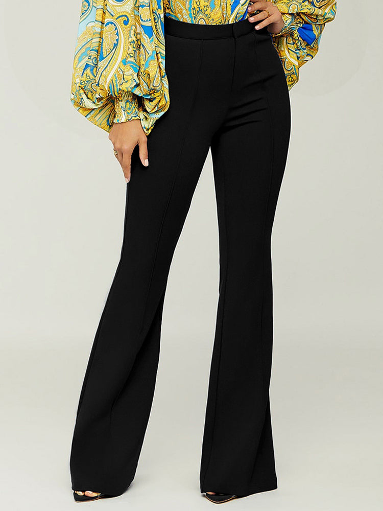 High Waist Flared Pants