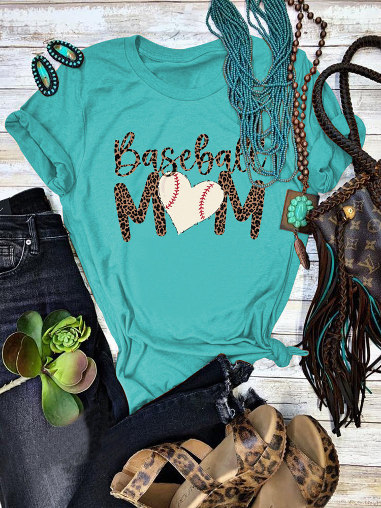 Camiseta de mamá de béisbol