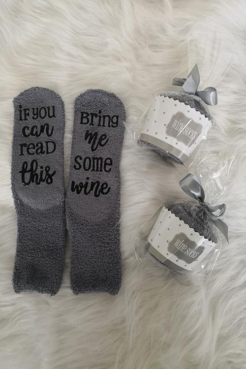 Bring Me Some Wine Socks