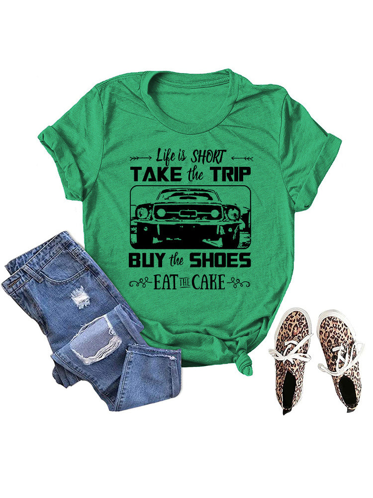 Camiseta informal Take The Trip