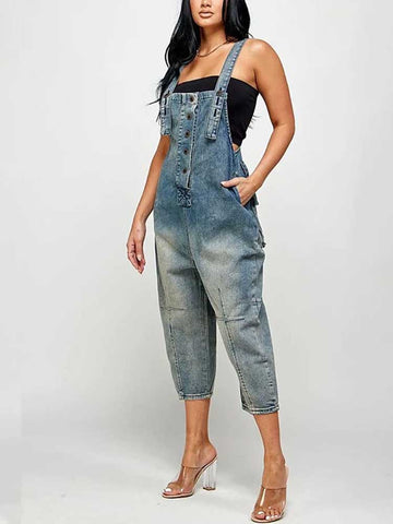Vintage Denim Overall