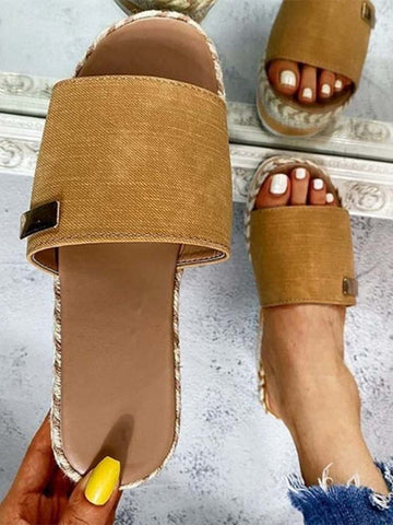 Sandalias de cuña con suela gruesa