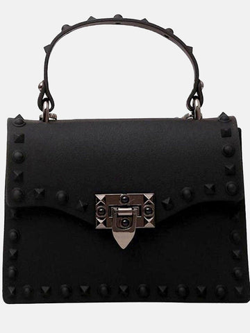 Jelly Rivet Decor Satchel